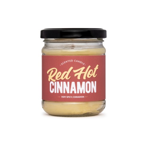 Cinnamon Scented scented natural beeswax candle, jar
