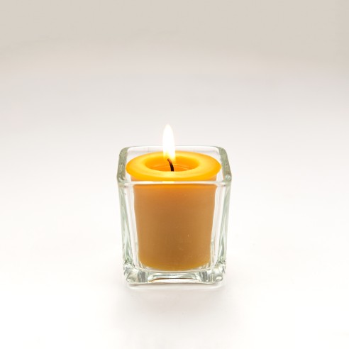 Votive Square Glass Candle Holder